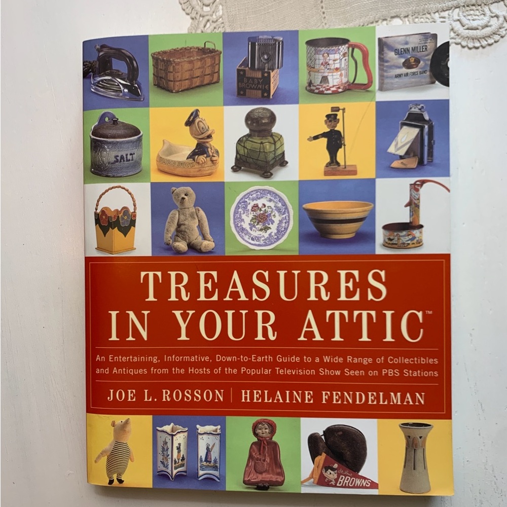 ! VTG First Edition Signed Book,  Treasures In Your Attic, Rosson and Fendelman